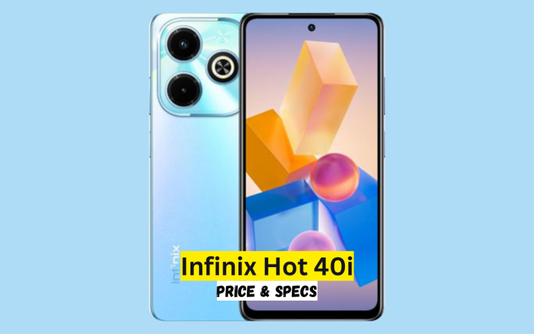 Infinix Hot 40i Price in Pakistan & Specification