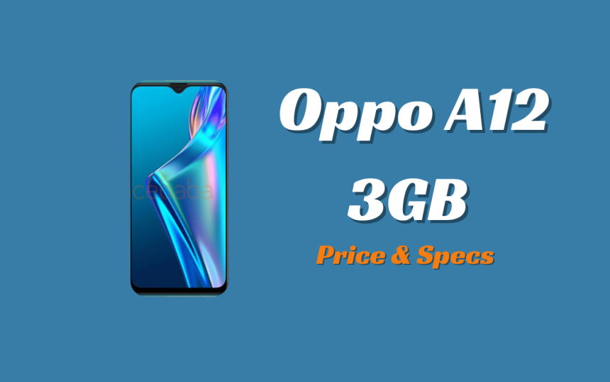 Oppo A12 3GB Price in Pakistan