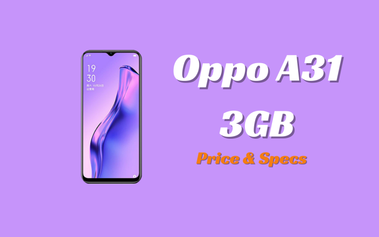 Oppo A31 3GB Price in Pakistan
