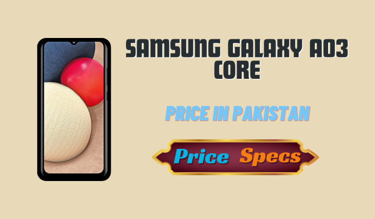Samsung Galaxy A03 Core Price in Pakistan