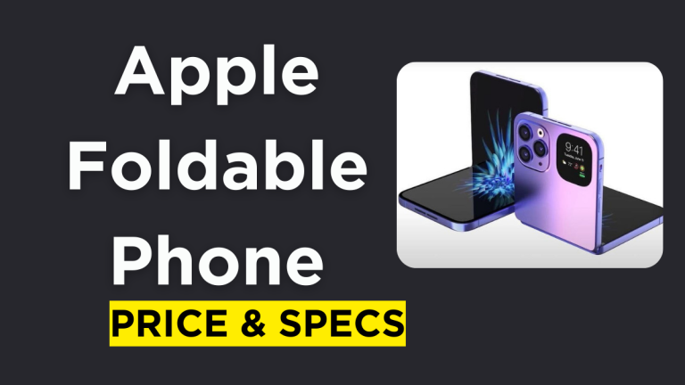 Apple Foldable Phone Price & Specification   2024