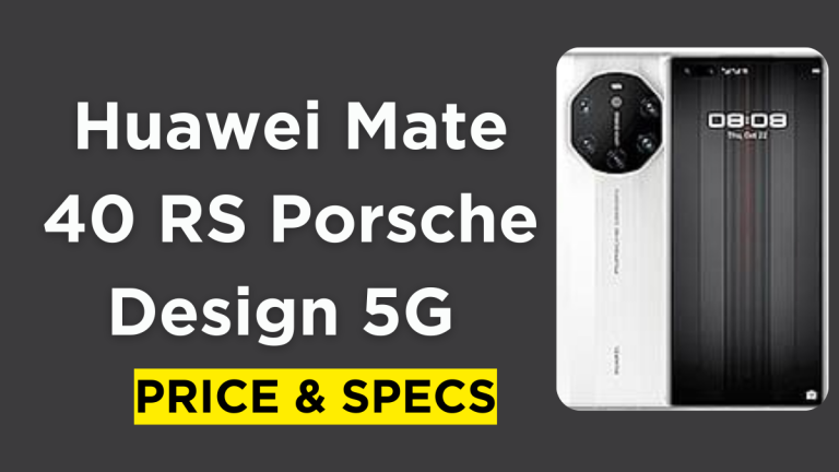 Huawei Mate 40 RS Porsche Design 5G Price &  Specification 2024