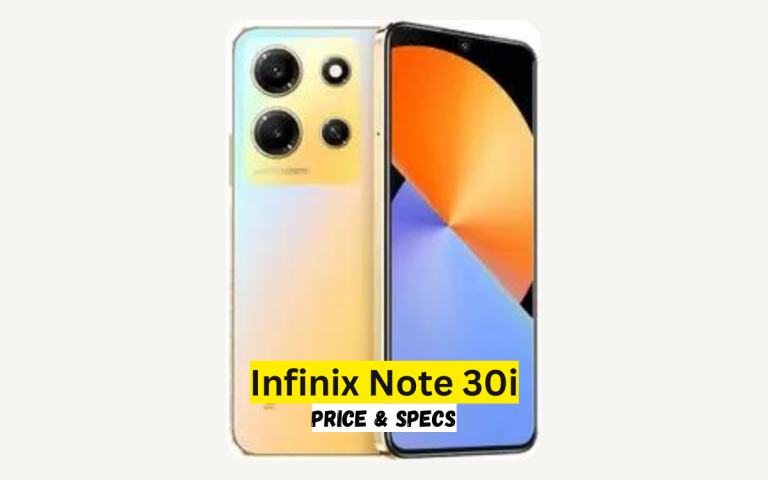 Infinix Note 30i Price in Pakistan & Specifications