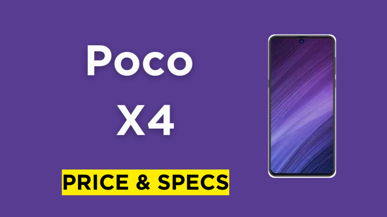 Poco X4 Price & Specification 2024