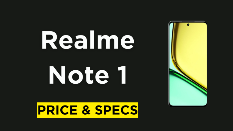 Realme Note 1 Price & Specification 2024