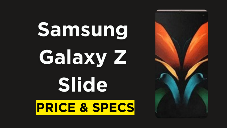 Samsung Galaxy Z Slide Price & Specification 2024