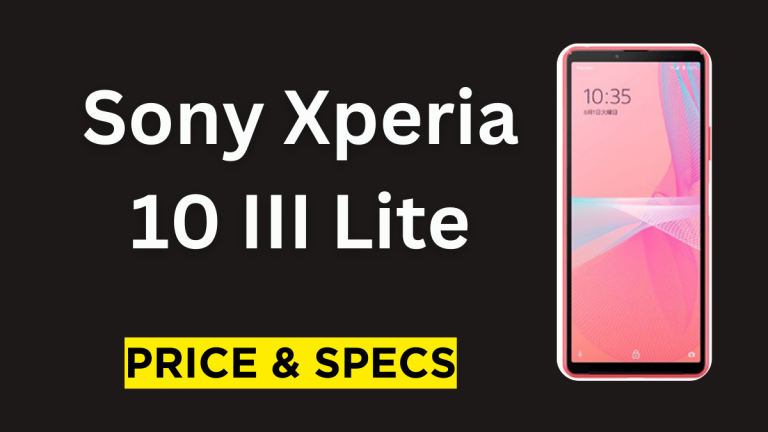 Sony Xperia 10 III Lite Price & Specification 2024