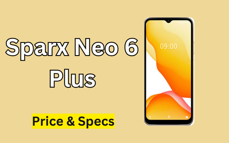 Sparx Neo 6 Plus Price in Pakistan & Specification