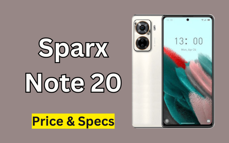 Sparx Note 20 Price in Pakistan & Specification