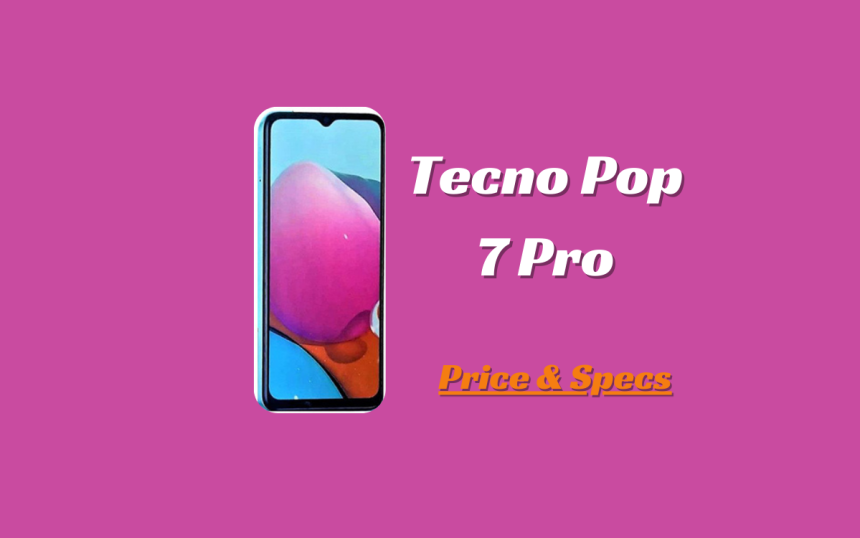Tecno Pop 7 Pro