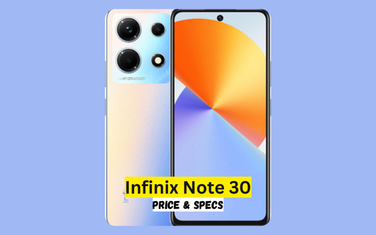 Infinix Note 30 Price in Pakistan & Specification