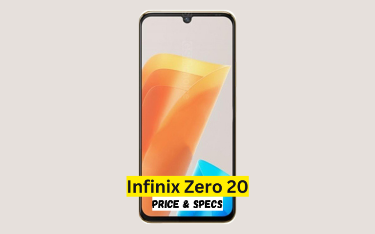 Infinix Zero 20 Price in Pakistan & Specification