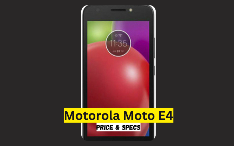Motorola Moto E4 Price in Pakistan & Specification