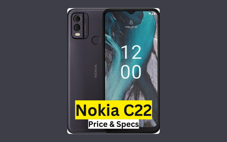Nokia C22 Price in Pakistan & Specification 