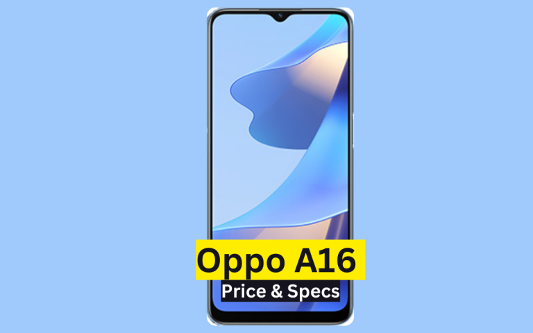 Oppo A16 Price in Pakistan & Specification