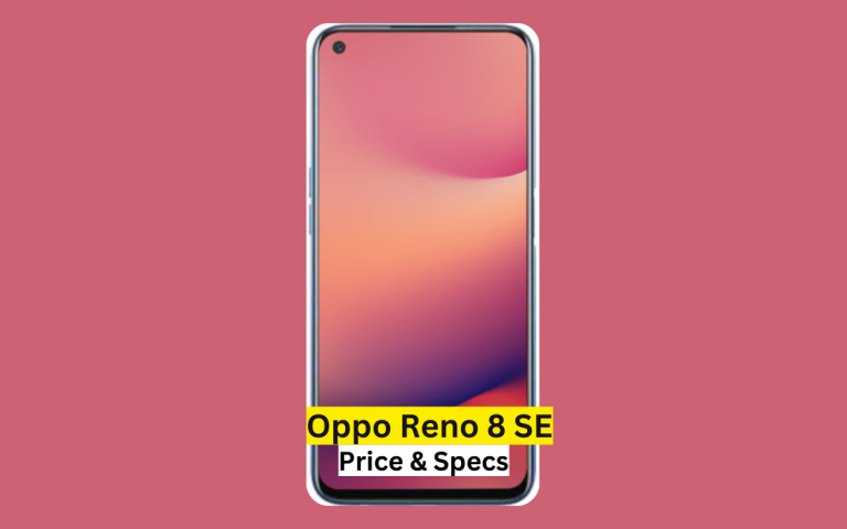 Oppo Reno 8 SE Price in Pakistan & Specification