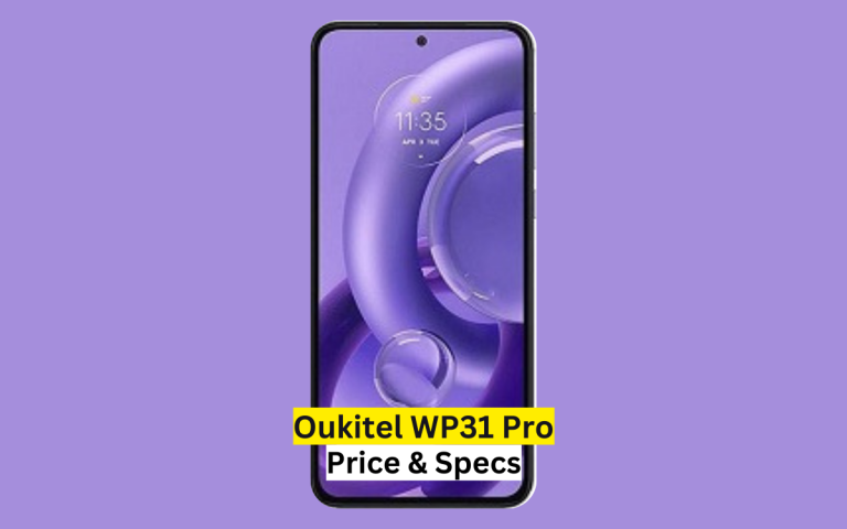 Oukitel WP31 Pro Price in Pakistan & Specification