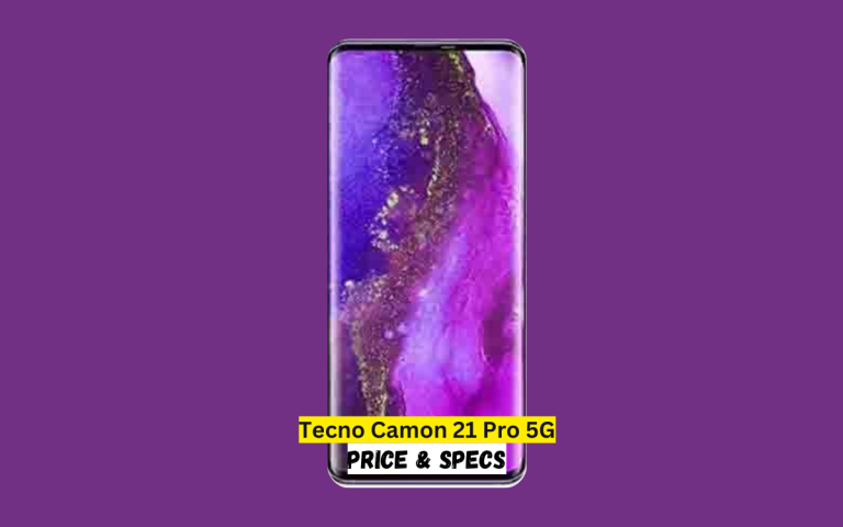 Tecno Camon 21 Pro 5G Price in Pakistan & Specification